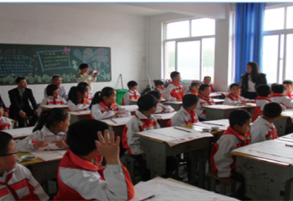 聊都会江北旅游度假区朱老庄镇大吴小学被列为“润基金”援建的第五所希望小学。